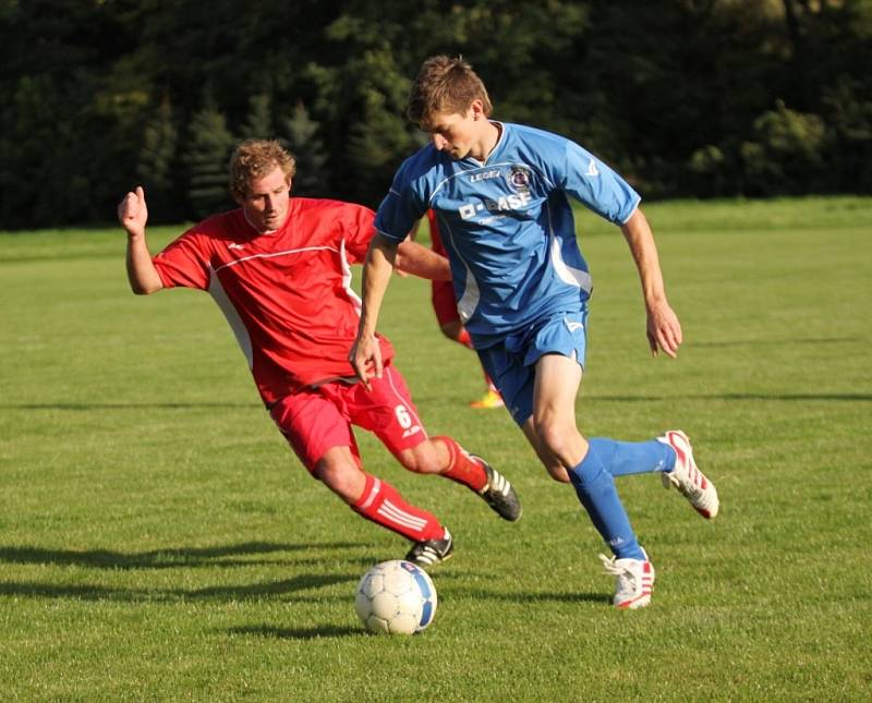 Ostrožská Lhota - Koryčany 1:2 (0:1).