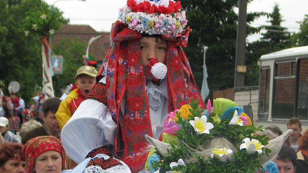 Adam Pešl, král vlčnovské jízdy králů pro rok 2009.