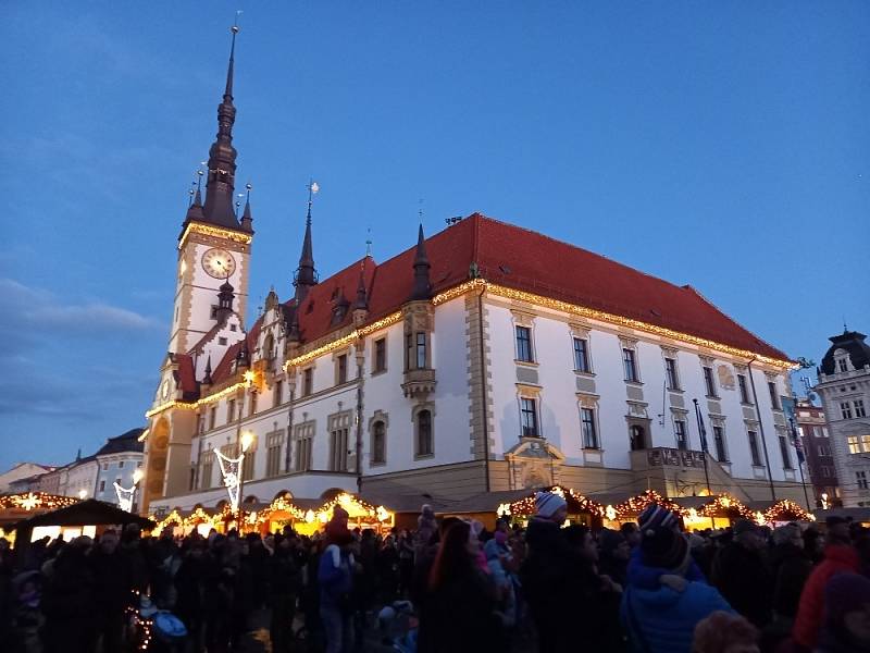 První adventní neděle v Olomouci.
