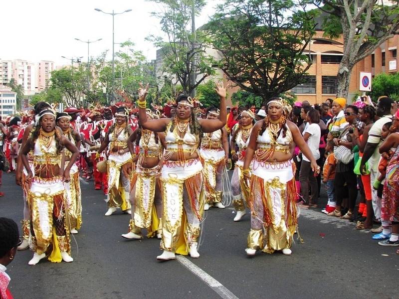 Karneval 2014 na ostrově Martinik.