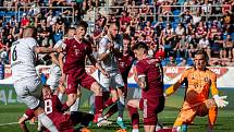 Finále českého fotbalového poháru MOL Cupu: 1. FC Slovácko - Sparta Praha, 18. května 2022 v Uherském Hradišti.