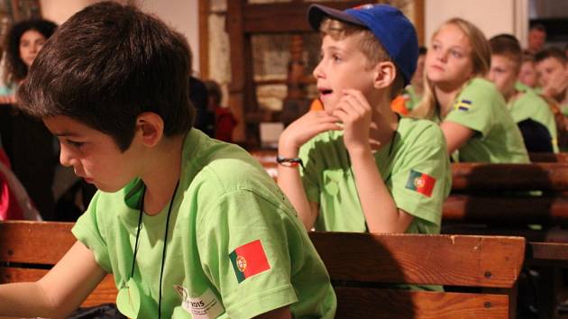 Školáci ze šesti zemí se v rámci zahájení mezinárodního tábora pod záštitou projektu Comenius setkalo v brodském muzeu. 