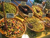 Nakládané olivy.