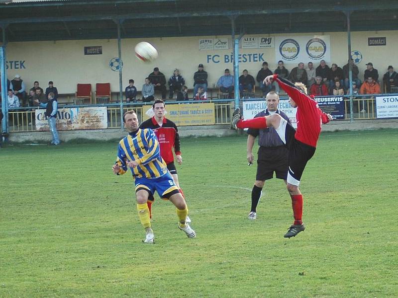 Břestek zvítězil nad Nedakonicemi 3:1.