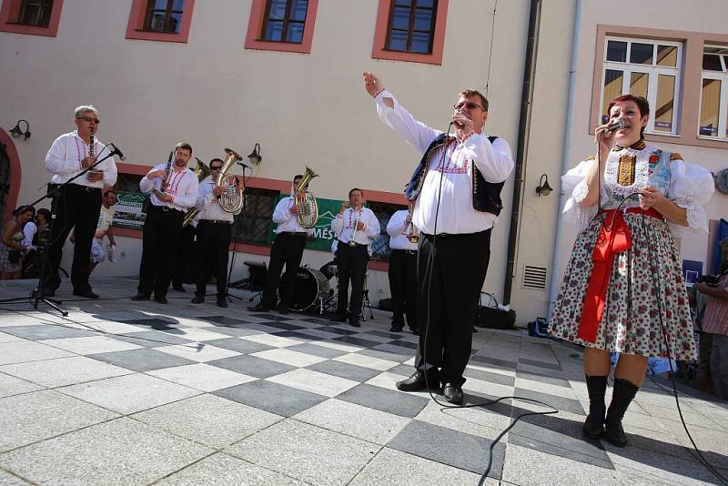 Slavnosti vína 2016 v Uherském Hradišti.  Mikroregion Staroměstsko ve Staré radnici.