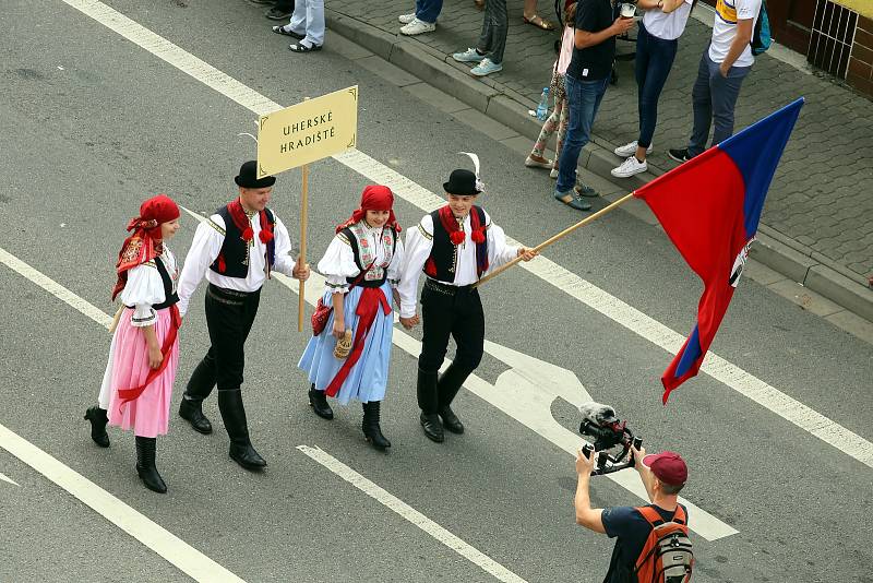 Slovácké slavnosti vína  2018. Průvod.