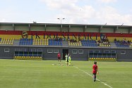 Fotbalisté Dolního Němčí mají novou tribunu i kabiny, které v sobotu slavnostně otevřeli.