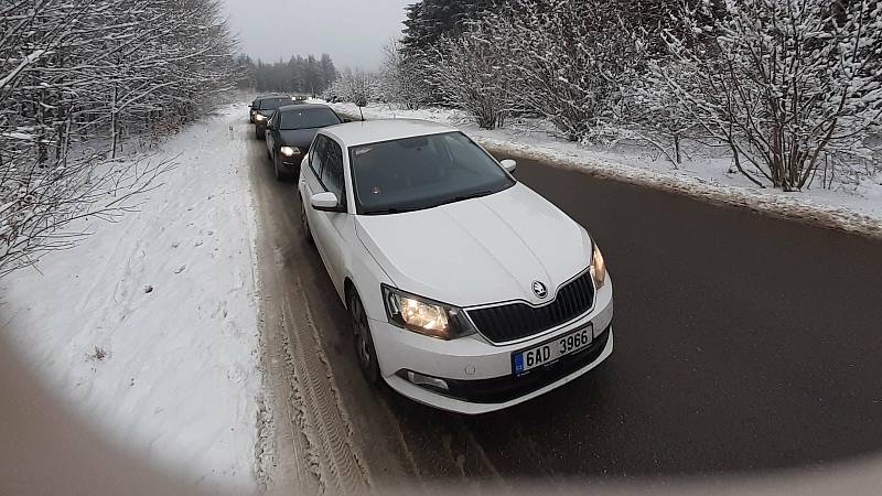 Skiareál Mikulčin vrch, sobota 9. ledna 2021.