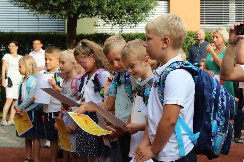 Zahájení školního roku v ZŠ Sportovní v Uherském Hradišti.