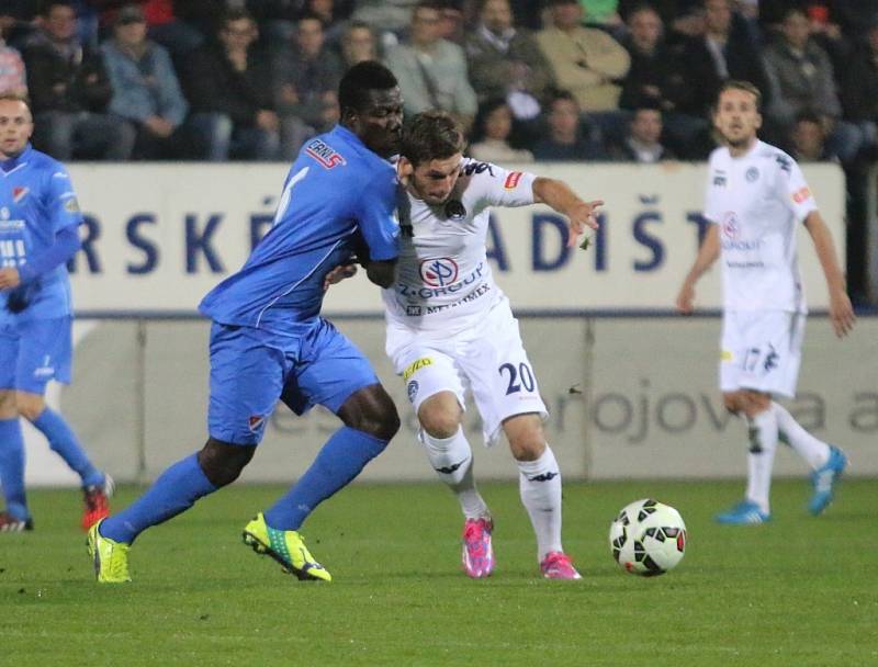 Uherské Hradiště Fotbal Synot liga 1. FC Slovácko - FC Baník Ostrava. 