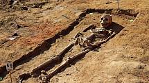 Další hroby Velkomoravanů objevili archeologové ve Starém Městě, při hloubení stavebních základů Cyrilometodějského centra  Na Valách.