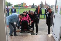 Na setkání občanů Jarošova s vedením Uherského Hradiště se mimo jiné řešila i možnost bezbariérového přístupu do tamější školy. 