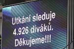 Sobotní derby v Uherském Hradišti opanovalo domácí Slovácko (bílé dresy), které zvítězilo nad Zlínem 3:0.