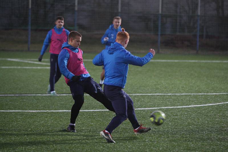 Mladí fotbalisté Slovácka z juniorky a staršího dorostu se již od podzimu připravují spolu.