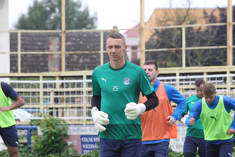 Fotbalisté ligového Slovácka na prvním tréninku po krátké letní přestávce - 16. 07. 2020