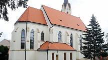 Na návštěvě v Dolním Němčí. Kostel sv. Filipa a Jakuba