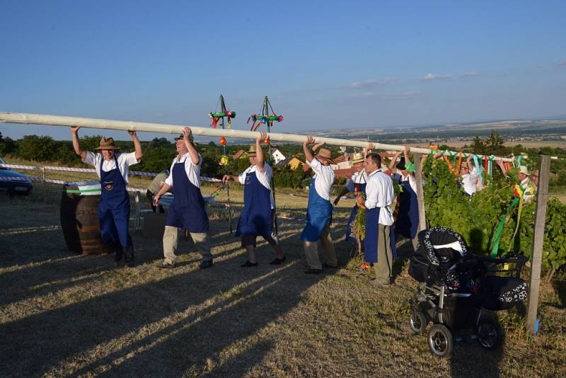 Vinaři se sešli k vartě v trati Nové Hory