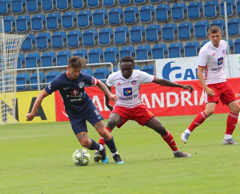 Slovácko - Trenčín 1:1 (Ligová generálka - Slovácko v modrém)