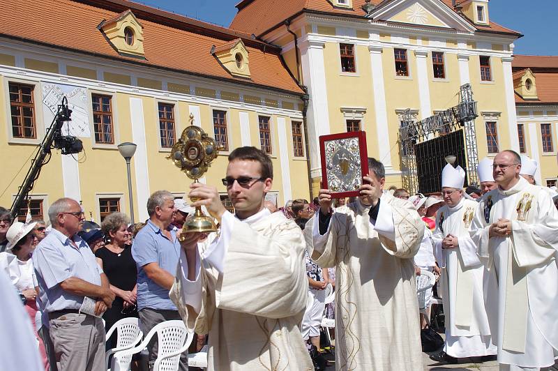 Celonárodní pouť na Velehradě 5. července 2018.