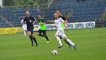 FC Slovácko – Slovan Bratislava 2:1 (0:0). Na snímku je střelec vítězné branky Slovácka Jiří Valenta.