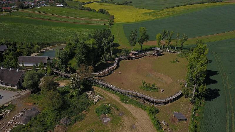 Archeoskanzen Modrá.