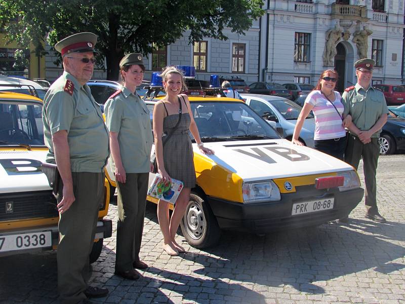 Masarykovo náměstí v Uherském Hradišti hostilo hasiče, policisty i zdravotníky.