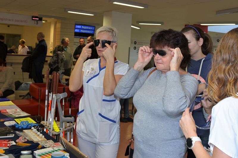 Světový den zraku v nemocnici v Uherském Hradišti