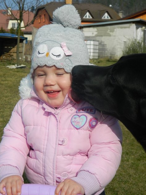 DOMINIČKA. 17 měsíců. Fotografii poslala Michaela Hašková