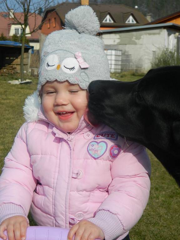 DOMINIČKA. 17 měsíců. Fotografii poslala Michaela Hašková