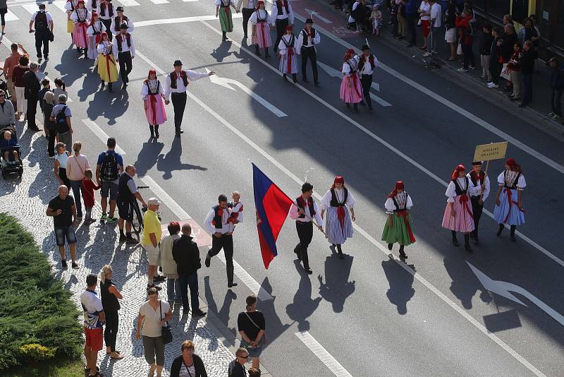 Slavnosti vína Uherské Hradiště 2017. Průvod