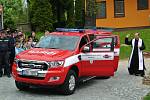 Speciální terénní auto dobrovolných hasičů z Březové bude zasahovat v Bílých Karpatech.