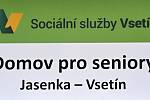 Slavnostní otevření a prohlídka nového Domova pro seniory ve Vsetíně, Jasence.