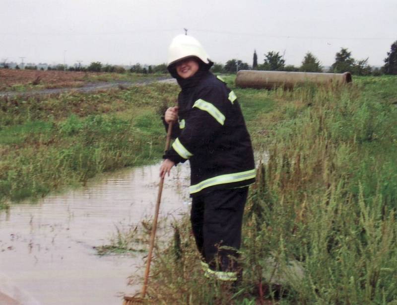 Růžena Hlůšková je členkou sboru dobrovolných hasičů v Ostrožské Nové Vsi.