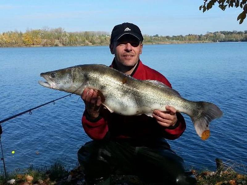 Soutěžní číslo 123 – Radim Sikora, candát, 96 cm, nevážen.