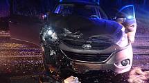 Srážka se srnou u Strání způsobila nehodu dvou aut se zraněním jednoho pasažéra