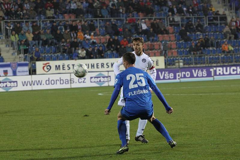 1. FC Slovácko - Slovan Liberec  Miha Kordula a Jiří Fleišman.