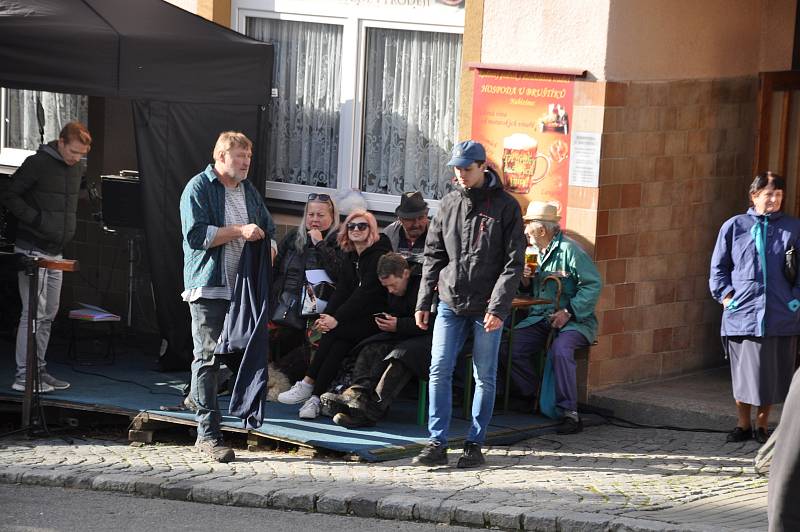 Natáčení filmu Tichý společník v okolí Uherského Brodu