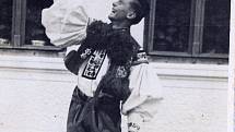 Ota Hemele ve vlčnovském kroji.  Foto: archiv Antonína Zlínského