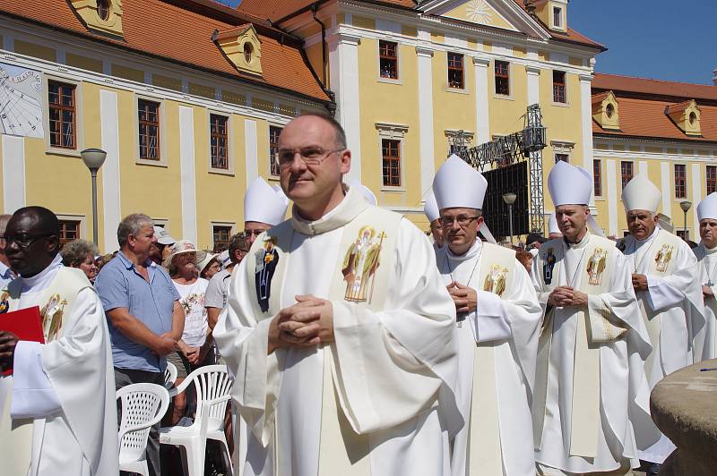 Celonárodní pouť na Velehradě 5. července 2018.