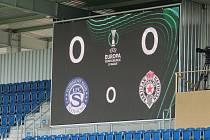 Fotbalisté Slovácka se chystají na první zápas základní skupiny Evropské konferenční ligy proti Partizanu Bělehrad.
