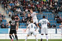 23. kolo ePojisteni.cz ligy: 1. FC Slovácko - 1.FK Příbram 1:0 (0:0) Slovácko v bílém.