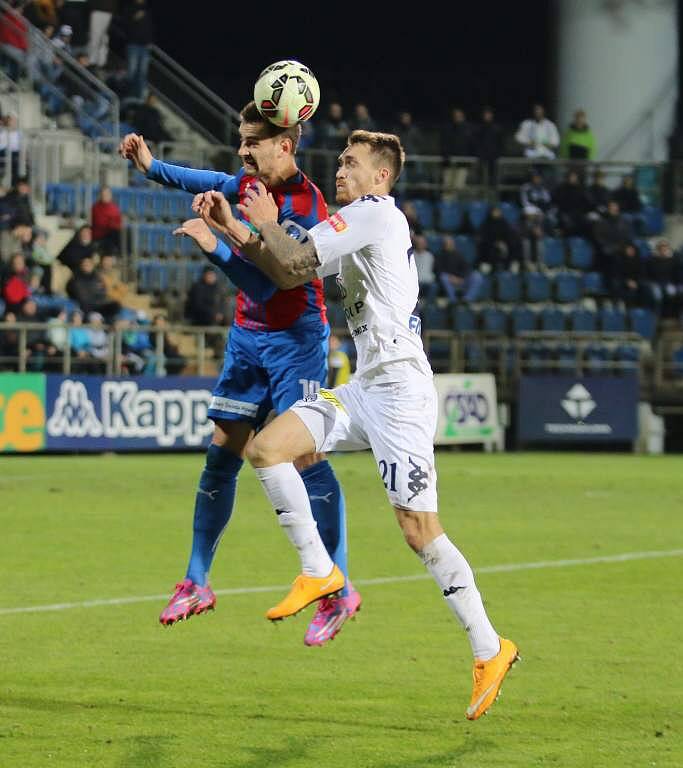 Zleva Radim Řezník a Milan Kerbr. Slovácko vs. Plzeň