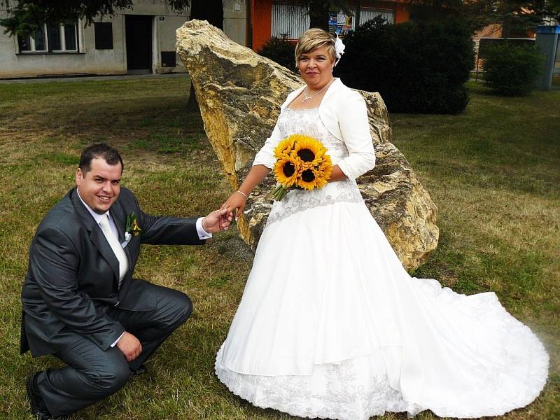 Soutěžní svatební pár 36 - Věra a Milan Fialovi, Kokory.