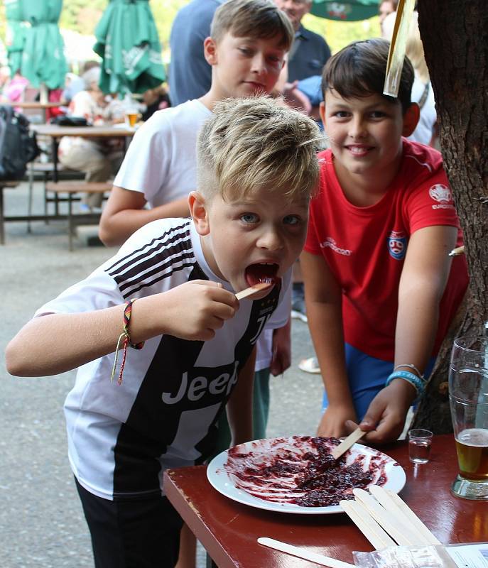 Areál za břesteckou multifunkční sportovní halou se v sobotu odpoledne proměnil v ráj milovníků trnek – povidel černých jako uhel, slivovice, koláčků, trnkových omáček s voňavým uzeným masem či metyjí s trnkami a mákem.