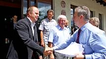 Ministr Richard Brabec se na Modré setkal se starosty obcí