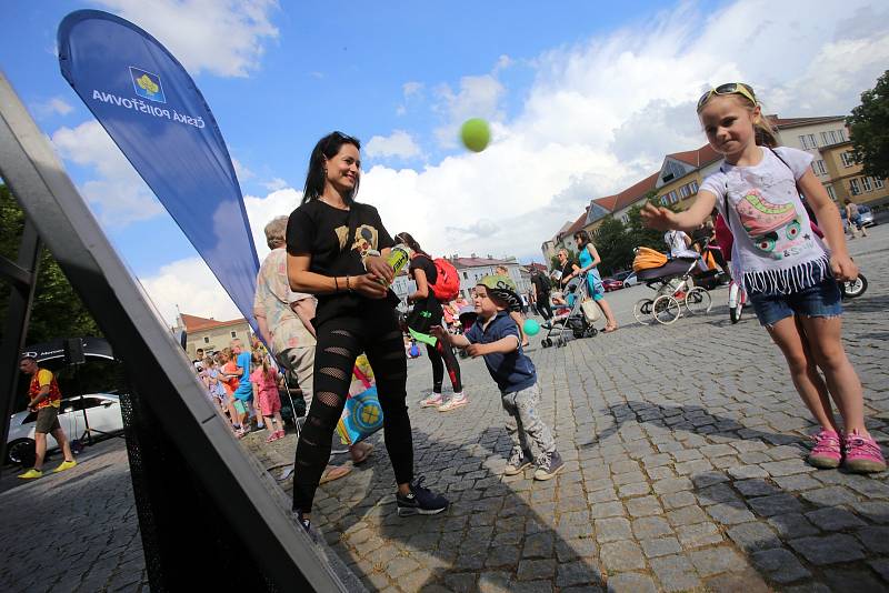 Magic festival 2018 v Uherském Hradišti. Kouzelné náměstí na Masarykově náměstí.