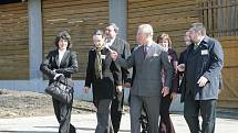 Princ Charles navštívil ekologickou vesnici Hostětín na Uherskobrodsku.