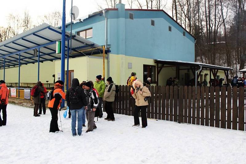 Sobotní počasí účastníkům výšlapu do Chřibů přálo.