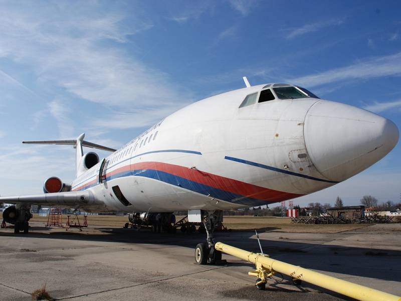 Sbírku exponátů v Leteckém muzeu v Kunovicích rozšíří bývalý prezidentský speciál Tupolev 154M.