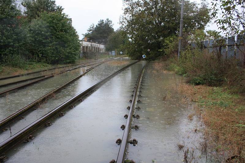 Uherský Brod, Olšava. Vybudované poldry za Újezdcem či v parku Škrlovec pomáhají část vody zadržet.